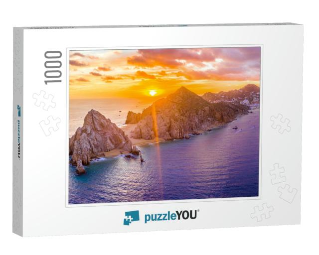 Aerial Panoramic View of the Cabo San Lucas, Mexico Marin... Jigsaw Puzzle with 1000 pieces
