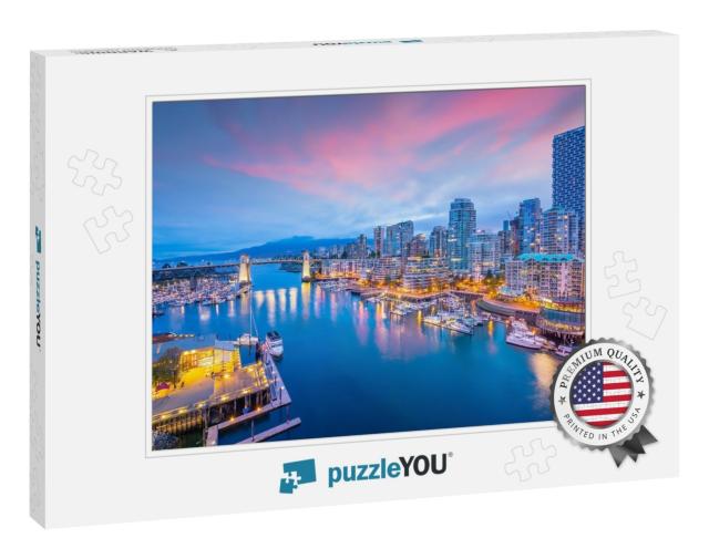 Beautiful View of Downtown Vancouver Skyline, British Col... Jigsaw Puzzle
