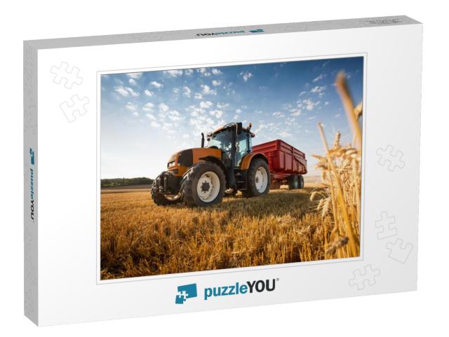 A Tractor During the Harvest... Jigsaw Puzzle