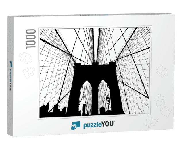 Brooklyn Bridge, New York City... Jigsaw Puzzle with 1000 pieces