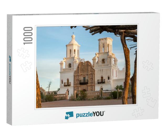 San Xavier Del Bac in Tucson Arizona... Jigsaw Puzzle with 1000 pieces