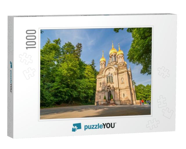 Wiesbaden, Neroberg, Russian Church, Germany... Jigsaw Puzzle with 1000 pieces