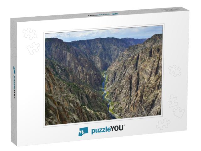 Black Canyon of the Gunnison National Park in Colorado, U... Jigsaw Puzzle