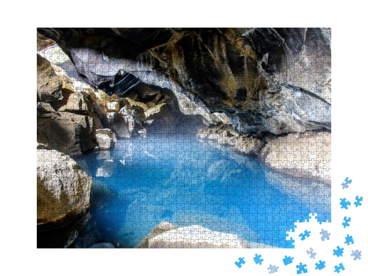 Grotagja Hot Spring... Jigsaw Puzzle with 1000 pieces