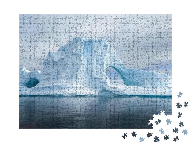 Glaciers & the Icebergs of Antarctica from the Very South... Jigsaw Puzzle with 1000 pieces