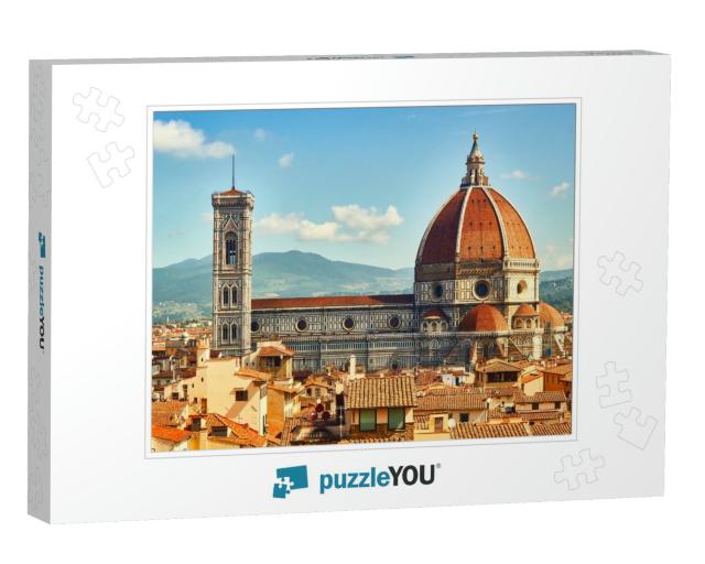 Duomo Santa Maria Del Fiore in Florence, Italy... Jigsaw Puzzle