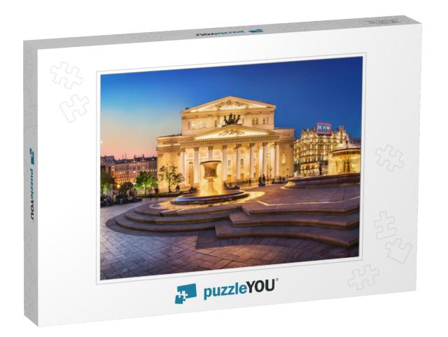 The Bolshoi Theatre in the Evening Light... Jigsaw Puzzle