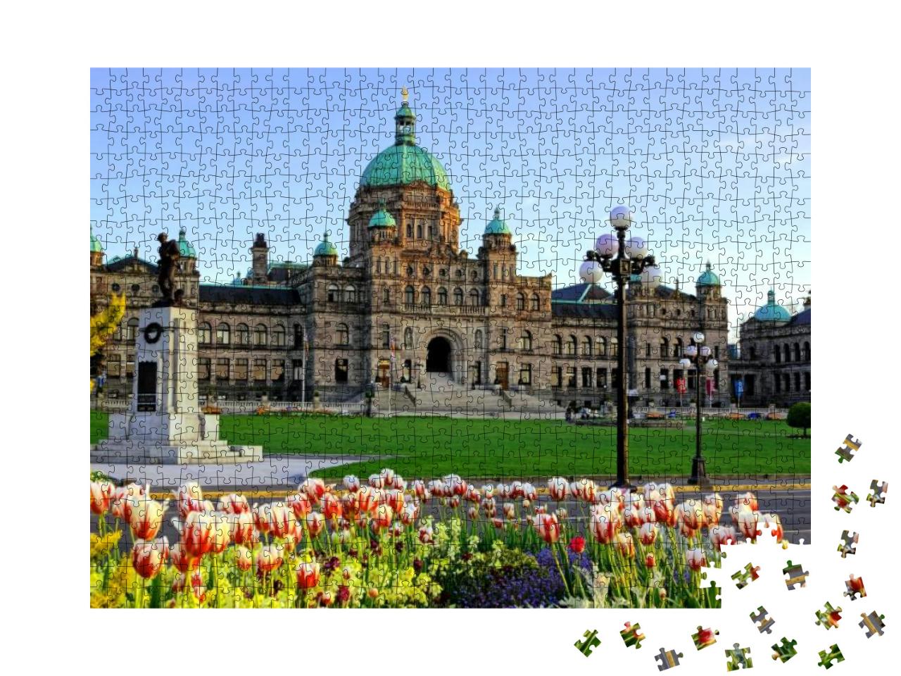 Historic British Columbia Provincial Parliament Building... Jigsaw Puzzle with 1000 pieces