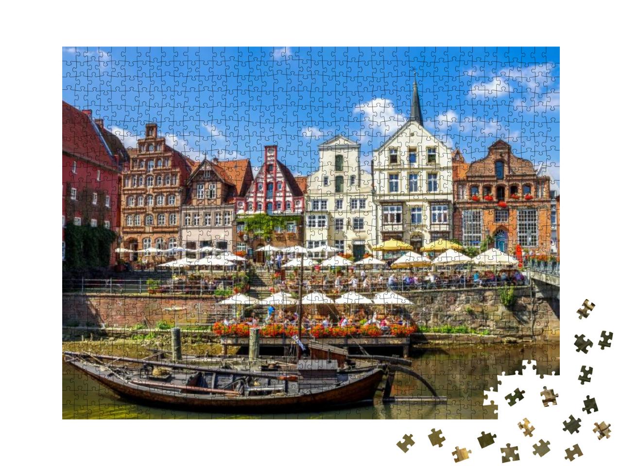 Stintmarket, Lueneburg... Jigsaw Puzzle with 1000 pieces