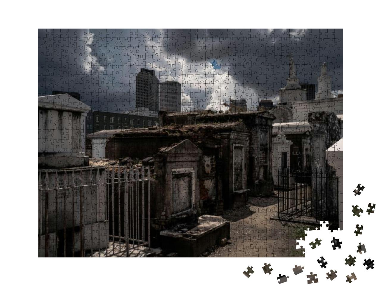 Old Cemetery in New Orleans, Louisiana... Jigsaw Puzzle with 1000 pieces