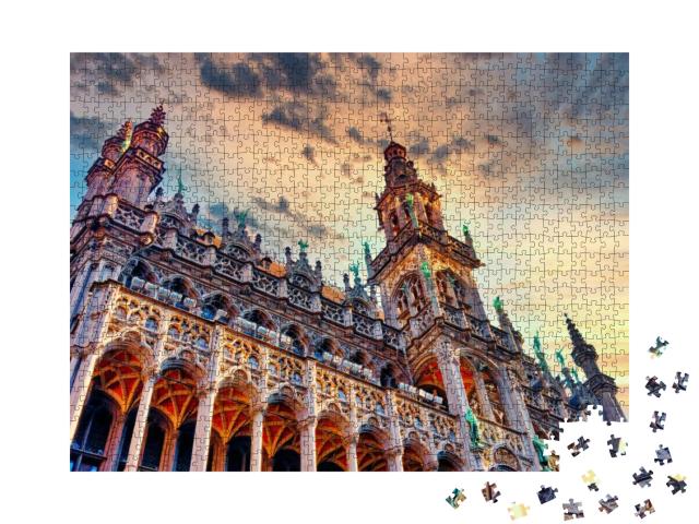 Museum of the City of Bruxelles or Brussels Belgium Exter... Jigsaw Puzzle with 1000 pieces