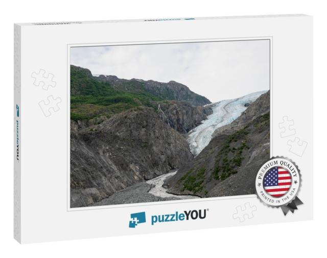 Exit Glacier Hiking in the Kenai Fjords National Park in... Jigsaw Puzzle