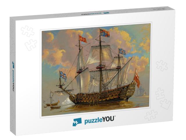 Royal Navy's HMS Royal Charles Jigsaw Puzzle