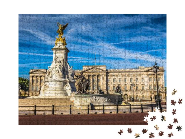Buckingham Palace in London... Jigsaw Puzzle with 1000 pieces