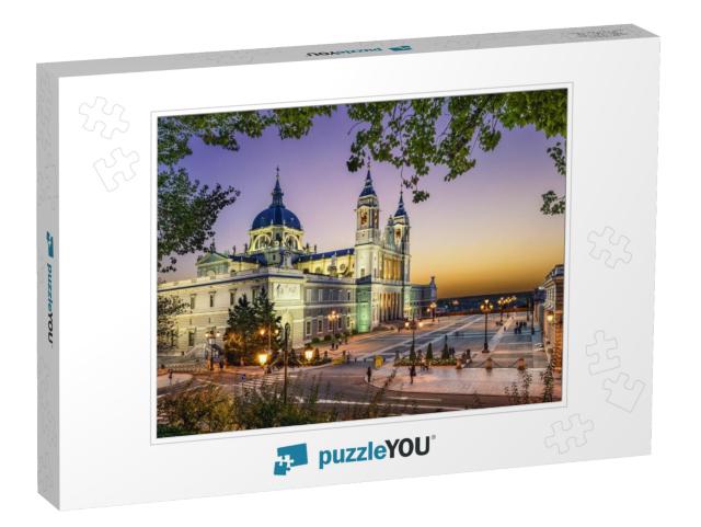 Madrid, Spain At La Almudena Cathedral & the Royal Palace... Jigsaw Puzzle