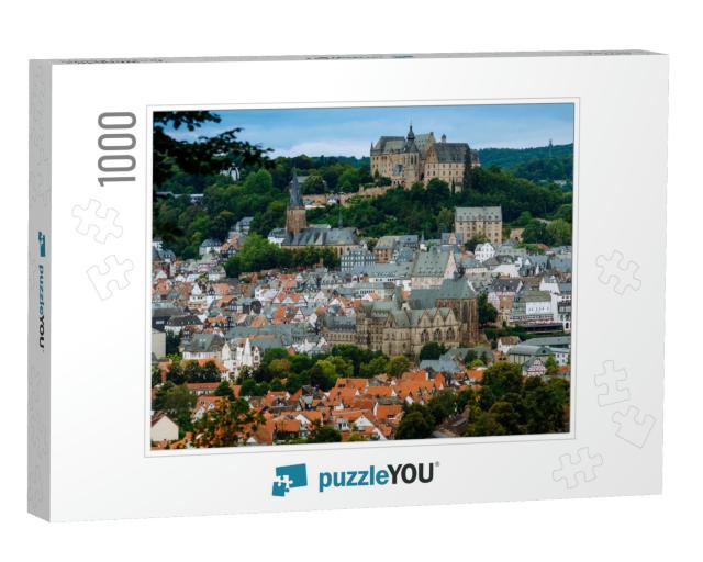 Cityscape & Landmarks of Marburg, Hessen, Germany... Jigsaw Puzzle with 1000 pieces
