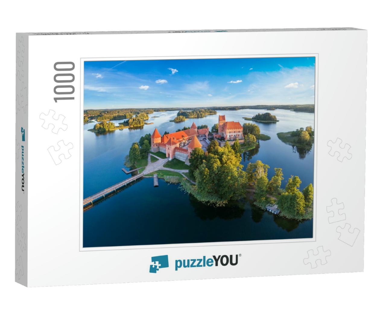 Trakai Castle Medieval Gothic Island Castle, Located in G... Jigsaw Puzzle with 1000 pieces