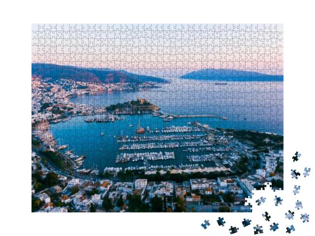 Bodrum Aerial Mugla... Jigsaw Puzzle with 1000 pieces
