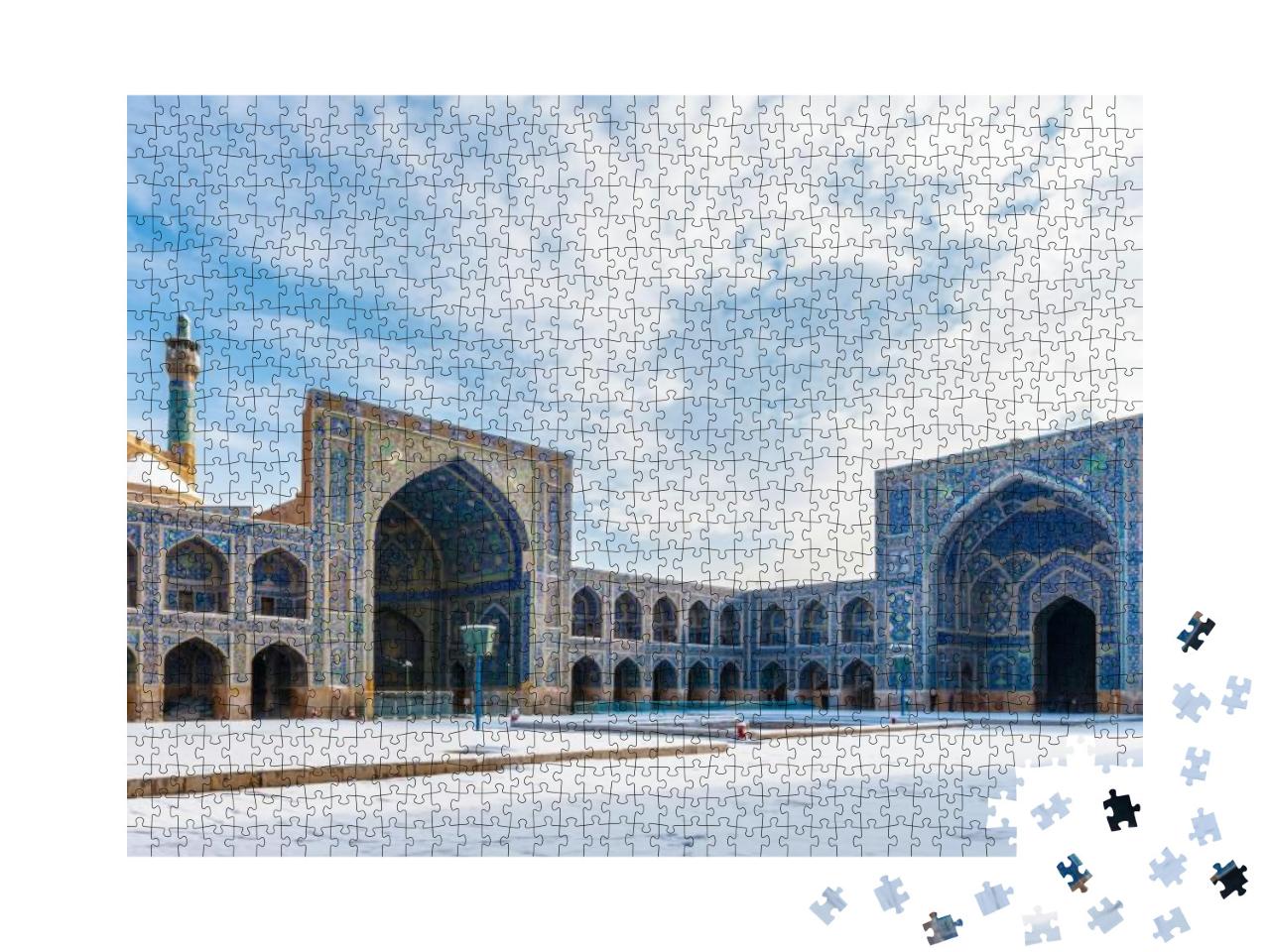 Shah Mosque Jameh Abbasi Mosque, Imam Mosque is a Mosque... Jigsaw Puzzle with 1000 pieces