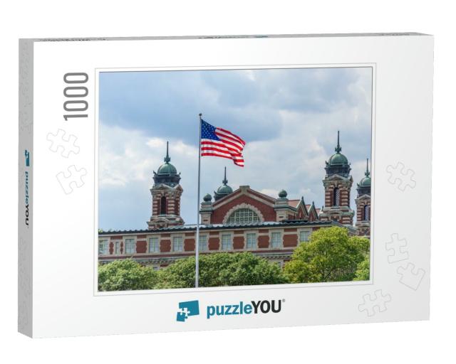 The Immigrant Museum Sited on Ellis Island, Gateway for O... Jigsaw Puzzle with 1000 pieces