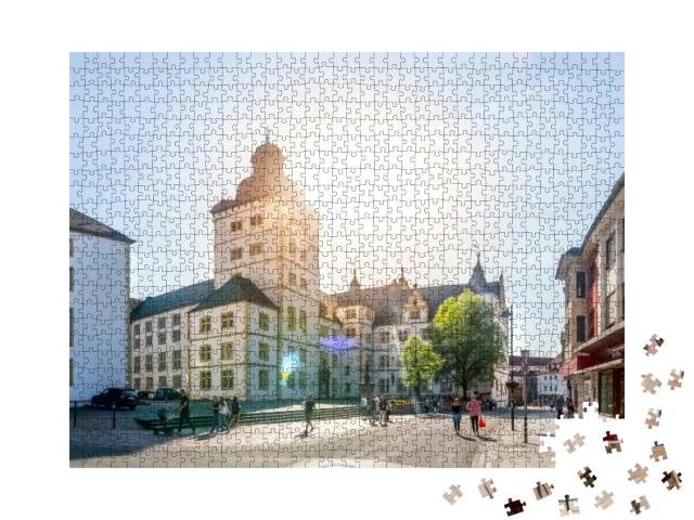 Old City, Paderborn, Germany... Jigsaw Puzzle with 1000 pieces