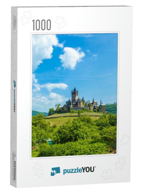 Cochem Imperial Castle Located on a Hill in the Small Pic... Jigsaw Puzzle with 1000 pieces