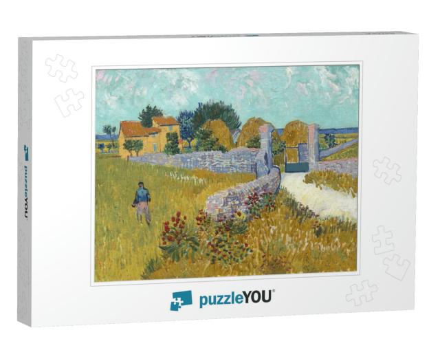 Farmhouse in Provence, by Vincent Van Gogh, 1888, Dutch P... Jigsaw Puzzle