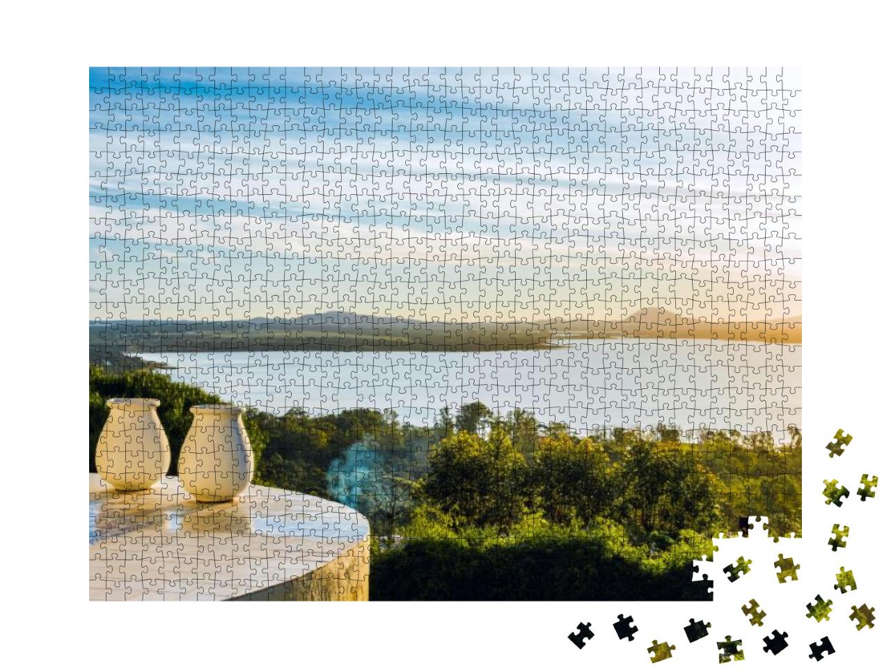 Idyllic Surroundings of the Willow Lake Lagoon of the Wil... Jigsaw Puzzle with 1000 pieces