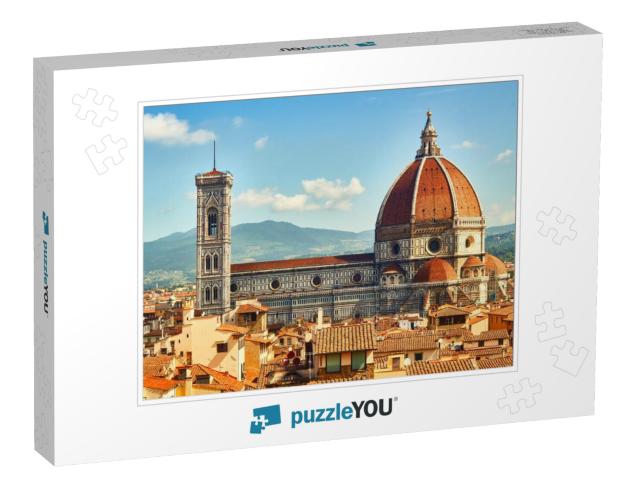 Duomo Santa Maria Del Fiore in Florence, Italy... Jigsaw Puzzle