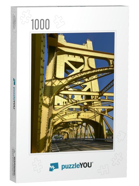 The Tower Bridge 1935 is a Vertical Lift Bridge that Cros... Jigsaw Puzzle with 1000 pieces