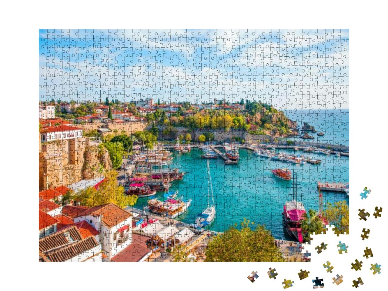 Old Town Kaleici in Antalya, Turkey... Jigsaw Puzzle with 1000 pieces