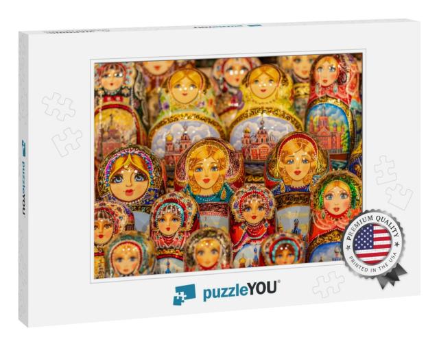 Wooden Nesting Dolls or Russian Matryoshka Dolls for Sale... Jigsaw Puzzle