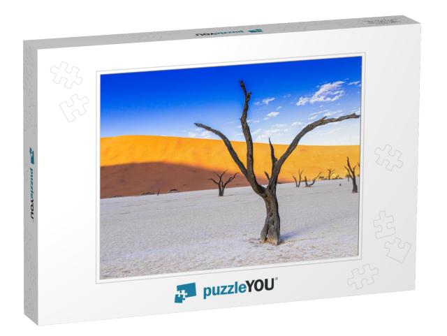 Salt Pan in Deadvlei, Namib-Naukluft National Park of Nam... Jigsaw Puzzle