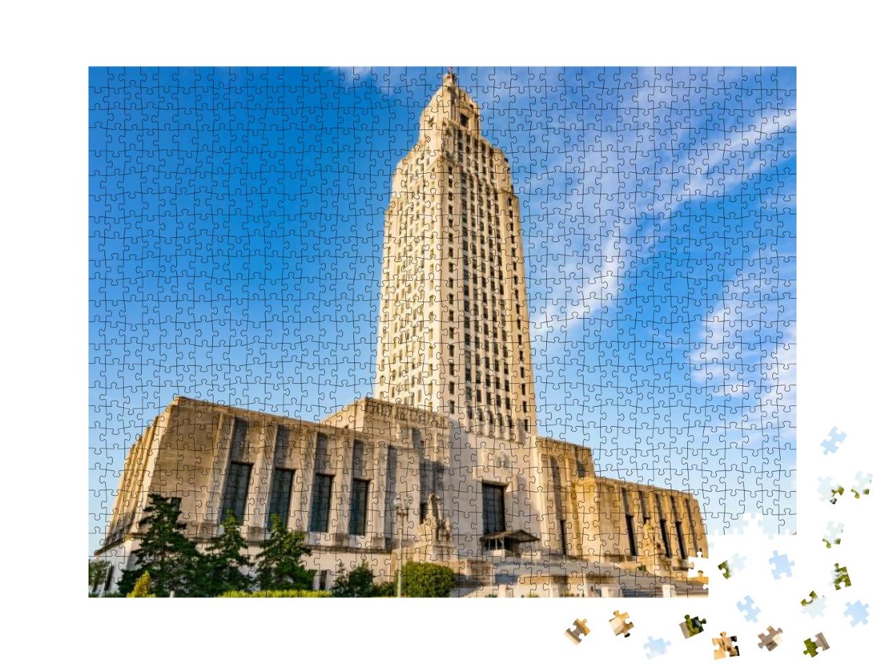 Louisiana State Capitol Building in Baton Rouge... Jigsaw Puzzle with 1000 pieces