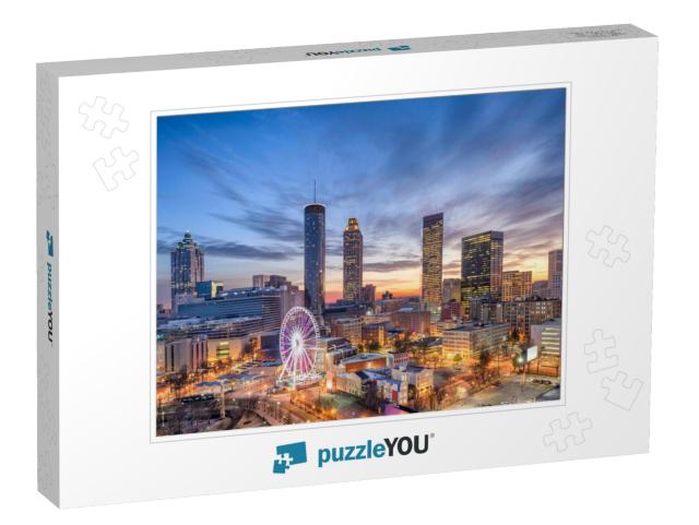 Atlanta, Georgia, USA Downtown City Skyline... Jigsaw Puzzle