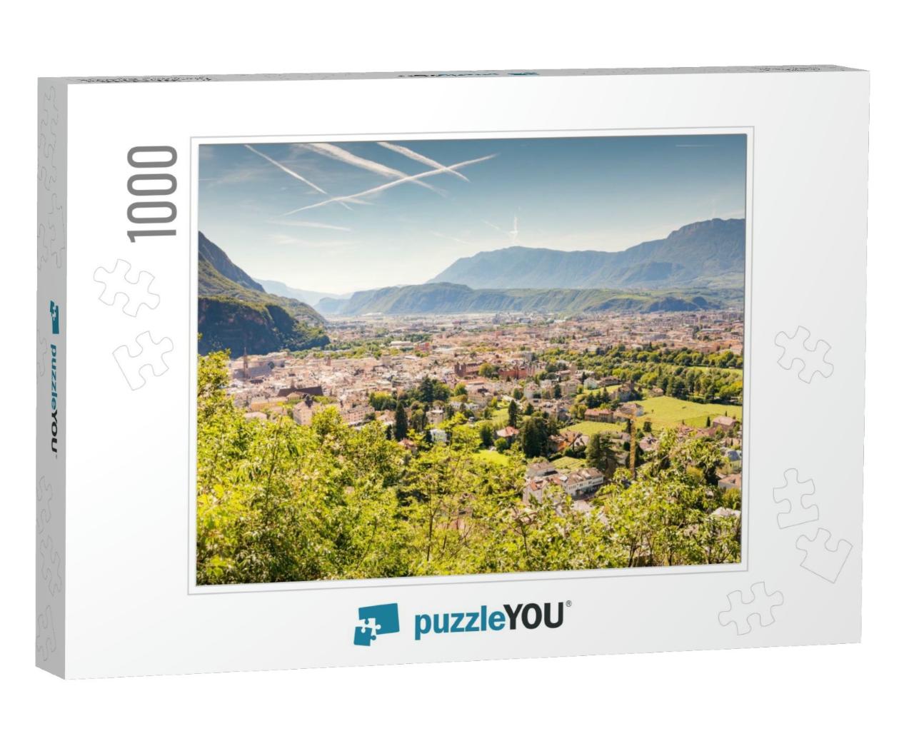 View Over the City of Bolzano Sout Tyrol, Italy... Jigsaw Puzzle with 1000 pieces