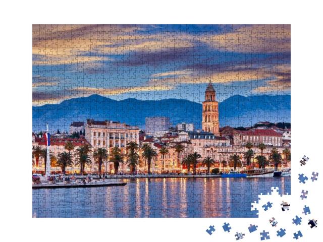 Split, Croatia. View of Split the Second Largest City of... Jigsaw Puzzle with 1000 pieces