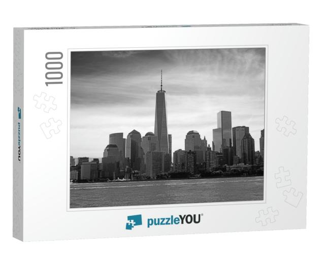 View of the Manhattan Island from the Hudson River... Jigsaw Puzzle with 1000 pieces