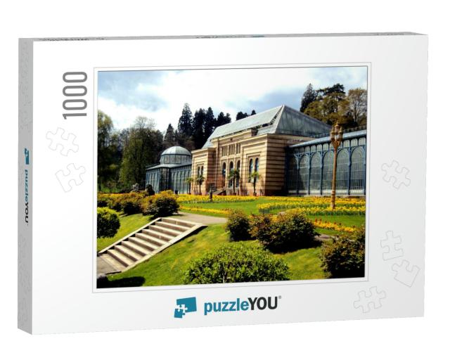 Old Green House in Beautiful Formal Garden. in Public Par... Jigsaw Puzzle with 1000 pieces