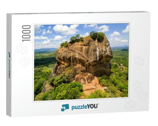 Aerial View from Above of Sigiriya or the Lion Rock, an A... Jigsaw Puzzle with 1000 pieces