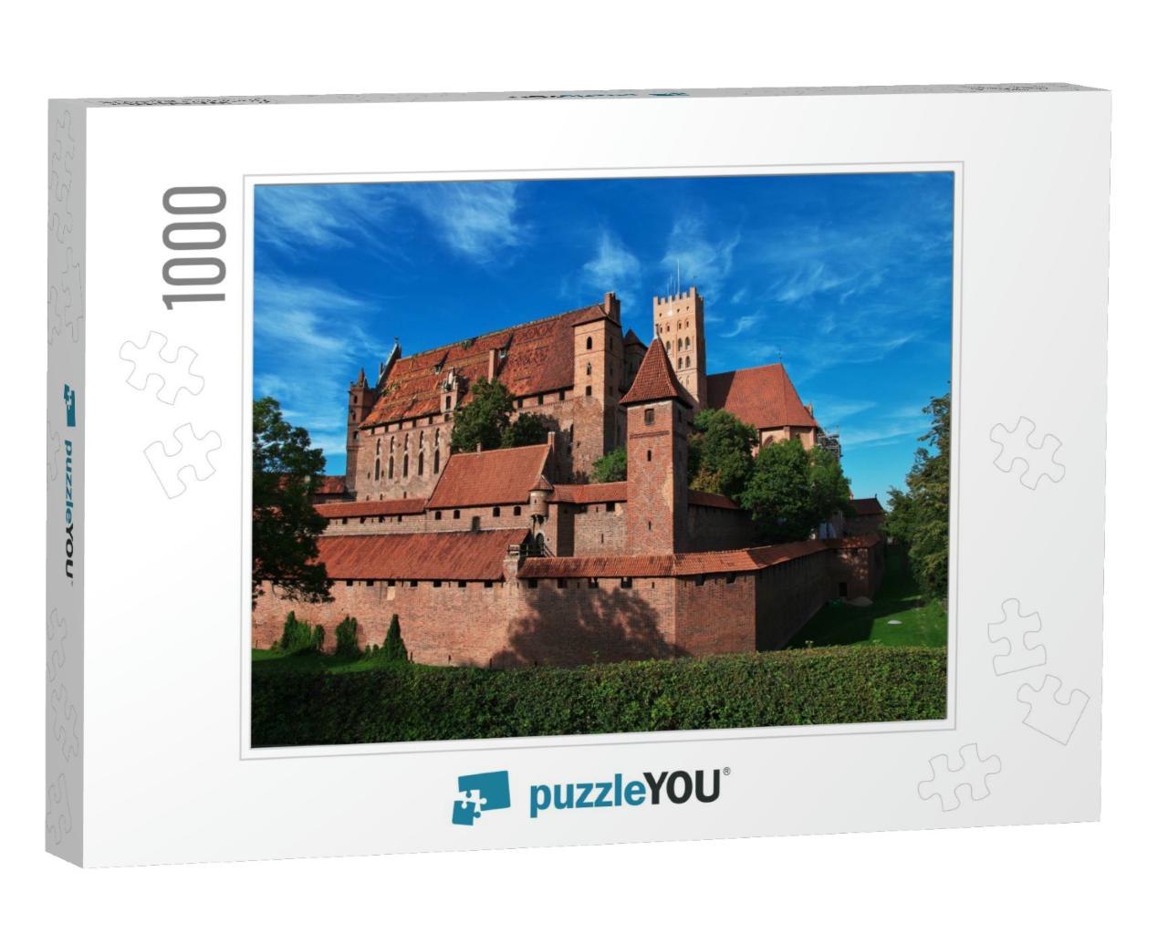 Malbork is Crusader Castle in Poland... Jigsaw Puzzle with 1000 pieces