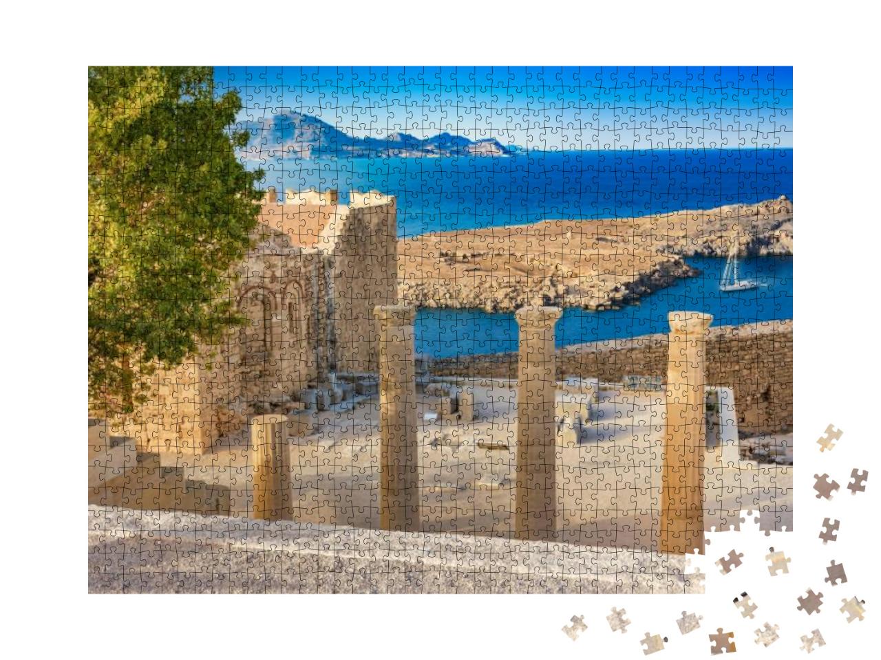 Staircase of the Propylaea & Church of St. John on the Ac... Jigsaw Puzzle with 1000 pieces
