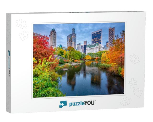 Central Park During Autumn in New York City... Jigsaw Puzzle