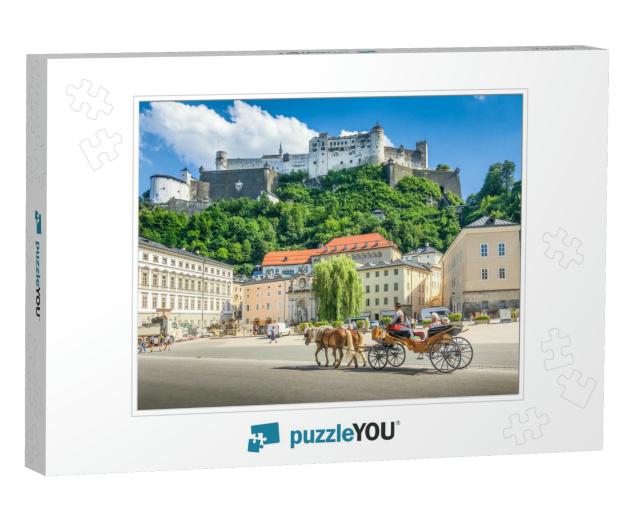 Beautiful Panoramic View of the Historic City of Salzburg... Jigsaw Puzzle
