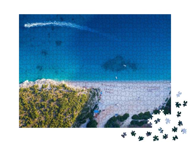 Gjipe Beach, South Albania. a Picture Taken Two Years Ago... Jigsaw Puzzle with 1000 pieces
