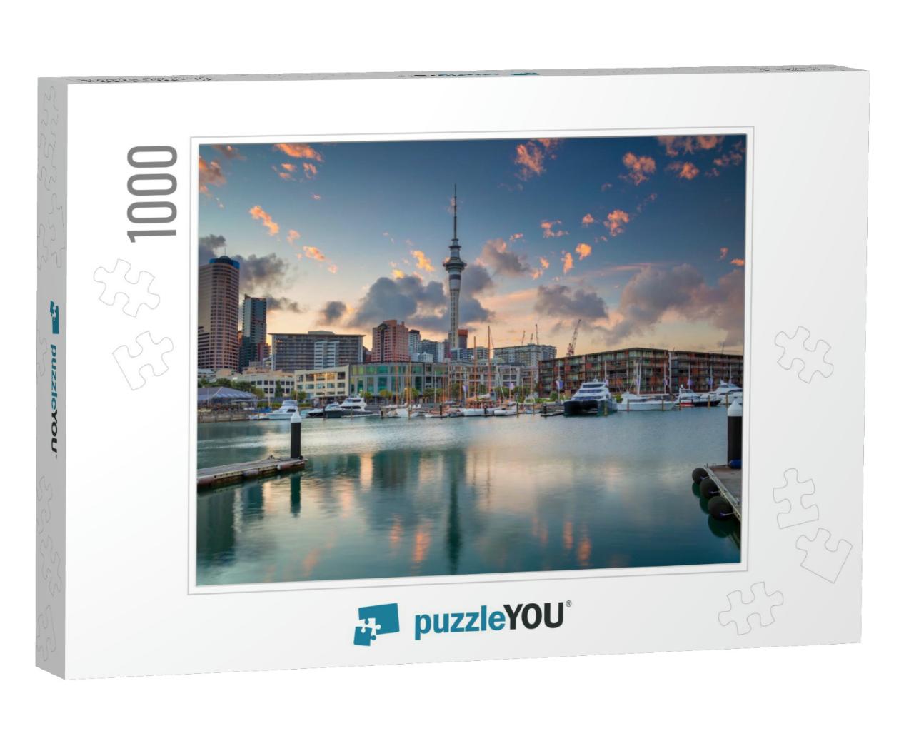 Auckland. Cityscape Image of Auckland Skyline, New Zealan... Jigsaw Puzzle with 1000 pieces