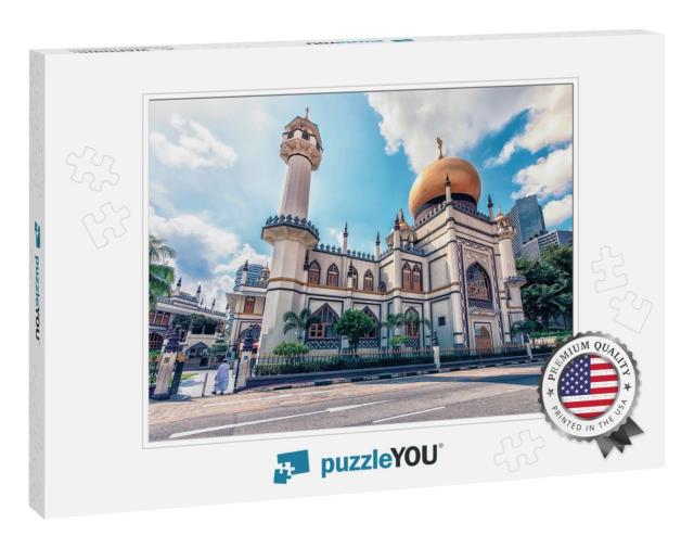 Sultan Mosque in Singapore City... Jigsaw Puzzle
