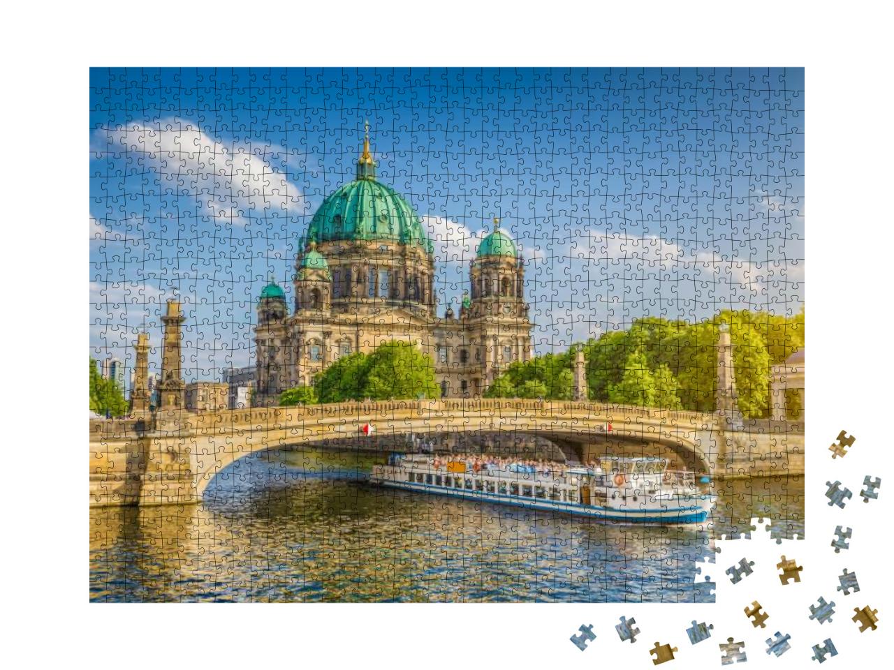 Beautiful View of Historic Berlin Cathedral Berliner Dom... Jigsaw Puzzle with 1000 pieces
