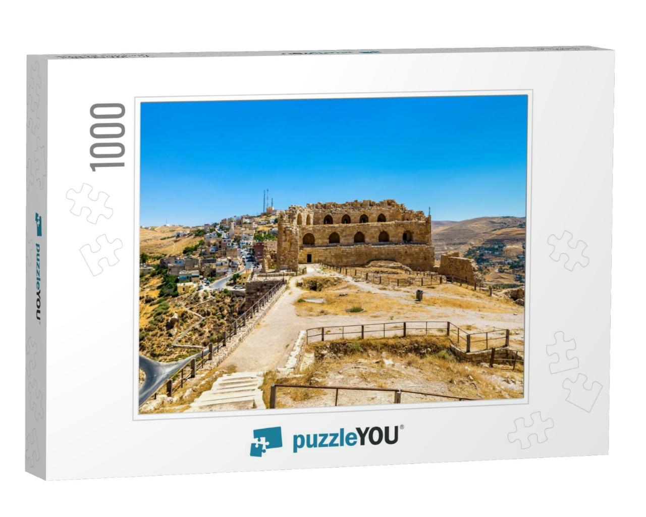 Medieval Crusaders Castle in Al Karak - Jordan... Jigsaw Puzzle with 1000 pieces