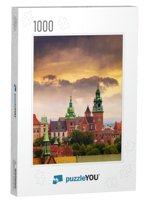 Panoramic View of Wawel Castle from Clock Tower in the Ma... Jigsaw Puzzle with 1000 pieces